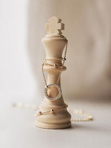 garmin mark: - Материал: позолоченная цепочка тонкого плетения. - Браслет на — 1