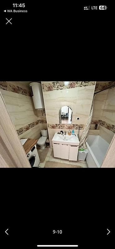 снять посуточную квартиру в кара балте: 2 комнаты, Собственник, Без подселения, С мебелью полностью — 8