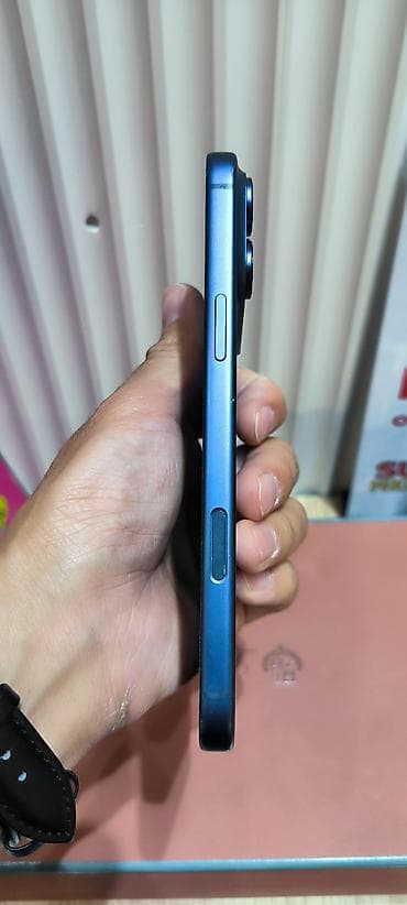 aiphone x: IPhone 15 Pro, Б/у, 256 ГБ, Blue Titanium, Коробка, В рассрочку, 100 % — 3