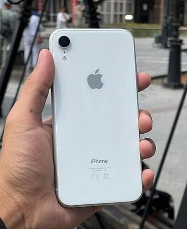 Мобильные телефоны и аксессуары: IPhone Xr, Б/у, 64 ГБ, Белый — 1