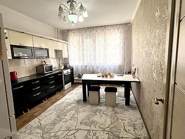долгий срок: 2 комнаты, Тунгуч мкр Собственник, Семейным, от 6 месяцев, С мебелью полностью — 3