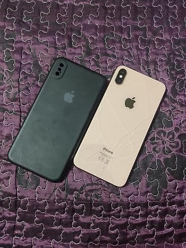 IPhone Xs Max, Б/у, 64 ГБ, Matte Gold, Чехол, 100 % — 1