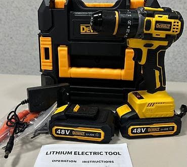 шуруповёрт 48 вольт: Аккумуляторная дрель‑шуруповерт DeWalt 48V (Li‑Ion), бесщёточный — 1