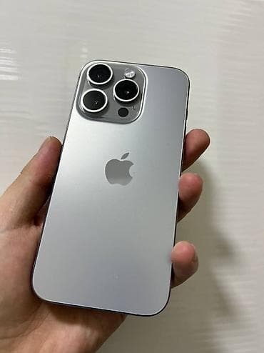 IPhone 15 Pro, 256 ГБ, Natural Titanium, Чехол, В рассрочку, 82 %