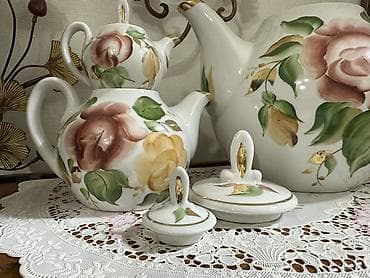 мама дочка: Ручная роспись! Семейка чайников: с красивыми 😍 нежными цветами — 7