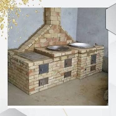 Хлебопекарное оборудование: Кирпичная очаговая печь для приготовления в казанах - Стационарная — 5