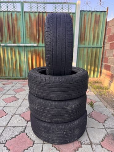 шына на матиз: Шины 235 / 55 / R 19, Лето, Б/у, Комплект, Легковые, Италия, Michelin — 1