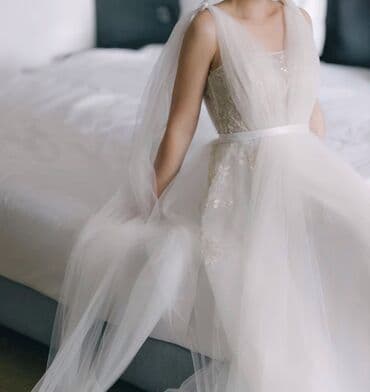 свадебные платья больших размеров: Свадебное платье, XS, С корсетом, Новый — 4