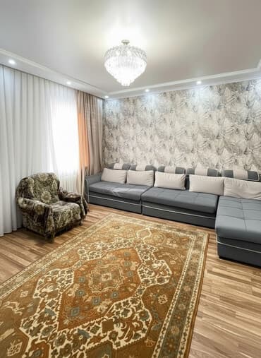 комнаты в бишкеке: 80 м², 4 комнаты, Евроремонт — 1