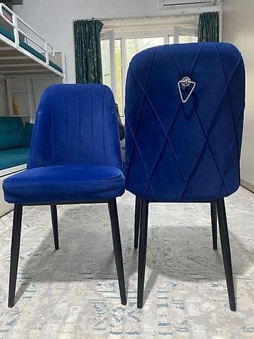 stol: Кухонный стол и стул, Б/у, цвет - Синий — 4