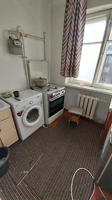 кок жар айкол: 1 бөлмө, 28 м², Хрущевка, 4 кабат, Эски ремонт — 6