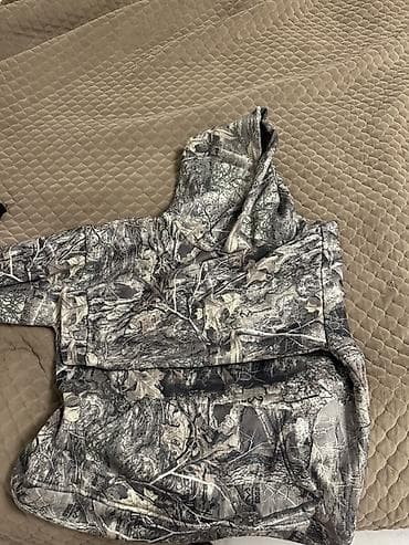 Эркектер кийими: Толстовка с капюшоном в камуфляжной расцветке. - Тип: худи/толстовка — 2