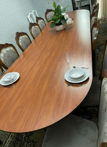 двухъярусная кровать трансформер в бишкеке: Большой обеденный/банкетный стол овальной формы. - Столешница — 1