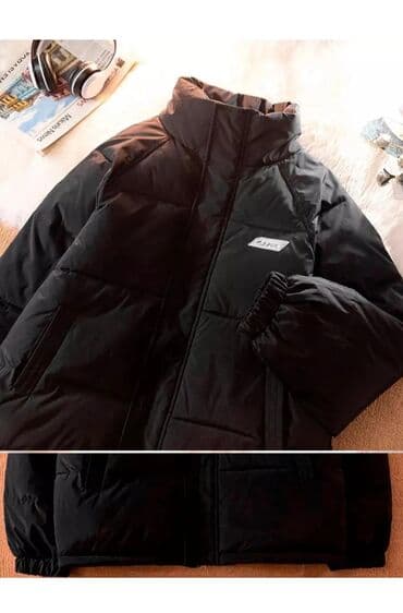 Пуховик, Короткая модель, Стеганый, 2XL