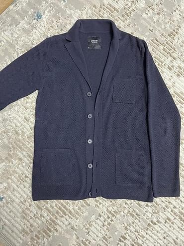 Джинсы: Кардиган, Трикотаж, Средняя модель, Осень-весна, Вязаная модель — 3