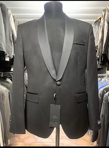 Шымдар: Элегантный мужской смокинг черного цвета, предназначенный для — 2