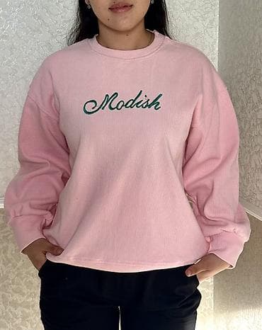 женские батники: Свитшот, С надписью, 2XL — 9