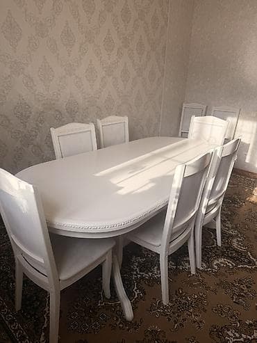 разделочный стол из нержавейки для кафе: Стол и стул для зала, Самовывоз, цвет - Белый — 2