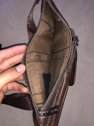 ll bean: Барсетка, Материал: Искусственная кожа, Регулируемый ремень, Б/у — 2