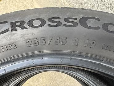 r13 175: Шины 235 / 55 / R 19, Лето, Б/у, Комплект, Внедорожные (АТ/МТ), Continental — 3