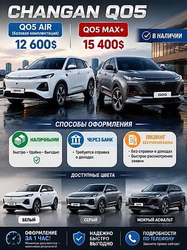 Changan Qiyuan Q05: 2026 г.