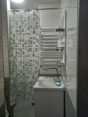 квартиры в районе ахунбаева: 1 комната, Душевая кабина, Постельное белье, Бронь — 4