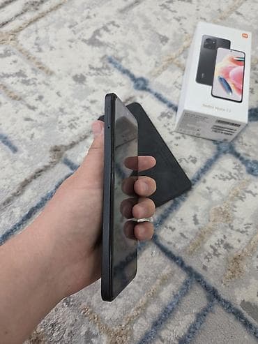 переводчик наушник: Redmi, Redmi Note 12, Б/у, 256 ГБ, цвет - Серый, 2 SIM — 4