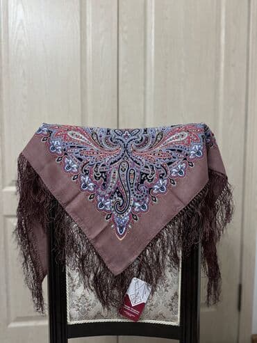 Спецодежда: Павлопосадские платки всех размеров✨ Размер 89*89 с бахромой Ждём вас — 4