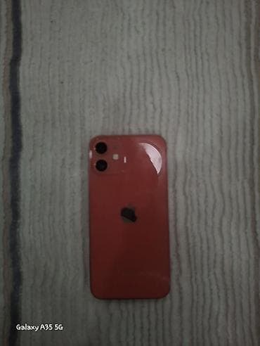 IPhone 12 mini, Б/у, 128 ГБ, Красный, Зарядное устройство, 83 %