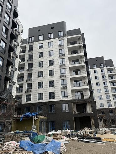 Батирлер: 2 бөлмө, 80 м², Элитка, 9 кабат, ПСО (өзү оңдоп түзөтүп бүтүү үчүн) — 3