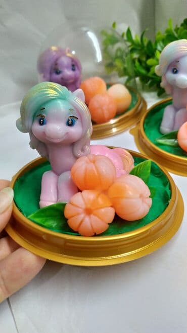 цветы ручной: Лошадки из мыла ручной работы. очень приятно пахнут, красиво — 4