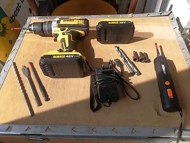 дрел ош: Аккумуляторный шуруповёрт/дрель DeWalt 48V Li‑ion с комплектом — 1