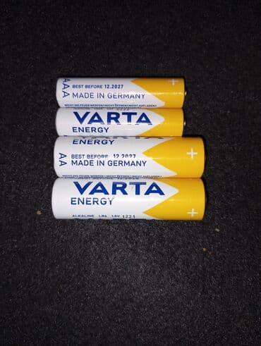алюминий батареи цена: Varta Energy, Germany, AAA 1,5V Батарейки пальчиковые оригинал — 2
