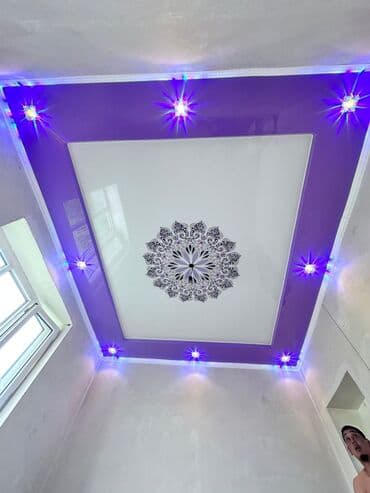 Дизайн, проектирование: Натяжной потолок Глянцевое, Матовое, 3D потолки Гарантия, Бесплатная консультация, Бесплатный замер — 15