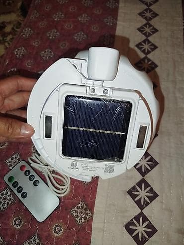 солнечные зарядки: Солнечный светильник с пультом ДУ и USB-кабелем - Тип: автономный — 2