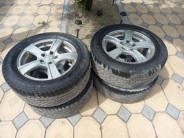 диски шины 15: Колеса в сборе 225 / 55 / R 16, Зима, Комплект, Легковые, Литые, отверстий - 5 — 1