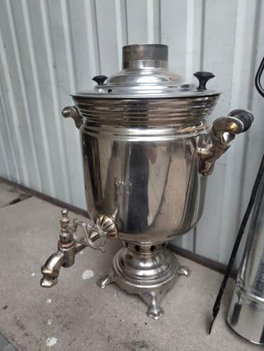 старинный самовар на дровах: Самоор, Колдонулган, Өзү алып кетүү — 2