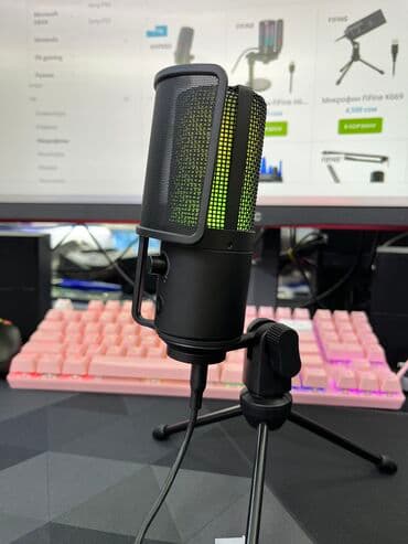 fifine k670 купить бишкек: Конденсаторный микрофон fifine k669-pro
RGB подсветках — 4