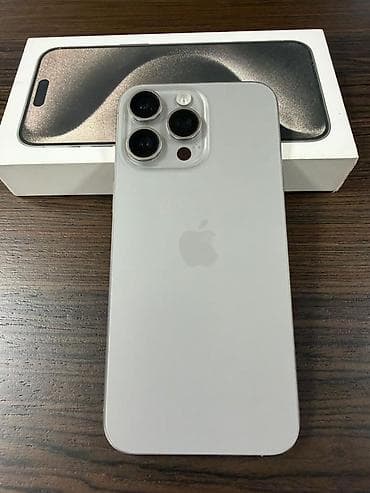 redmi note: IPhone 15 Pro Max, Б/у, 256 ГБ, Natural Titanium, Коробка, 86 % — 2
