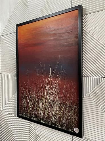 Картина на холсте, акрил - Ручная работа на натянутом подрамнике -