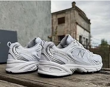 бек абад: Кроссовки, 42, New Balance, Б/у, цвет - Белый — 2