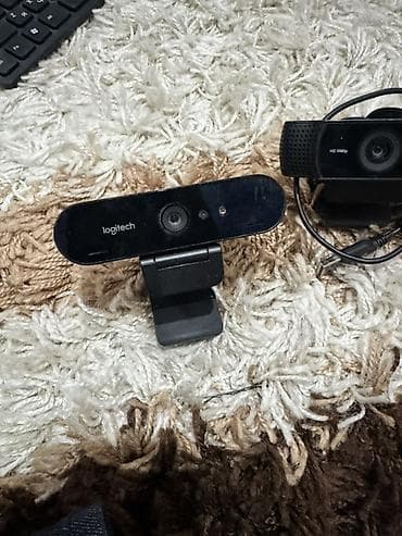 Веб-камеры Logitech — комплект из двух моделей. 1) Logitech BRIO at lalafo.kg Веб-камеры Logitech — комплект из двух моделей. 1) Logitech BRIO