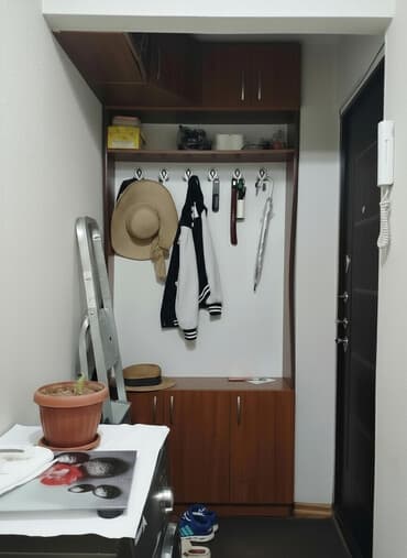 квартиру район пишпек: 2 комнаты, 46 м², 104 серия, 4 этаж, Евроремонт — 1