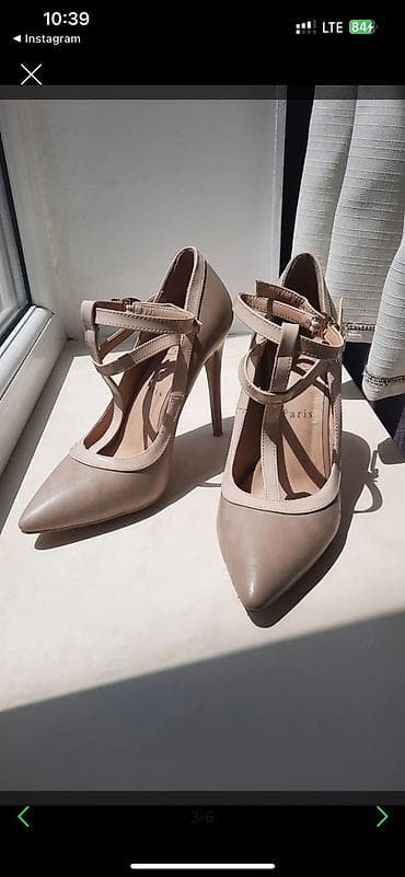 Мужская обувь: Срочно продаю туфли 36 размер, высота каблука 11 см. Надевала 1 раз! — 3