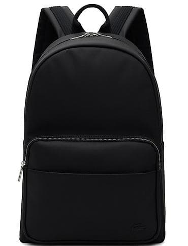 forerunner 970: Рюкзак Lacoste, цвет черный, лаконичный дизайн. - Материал: прочный — 1