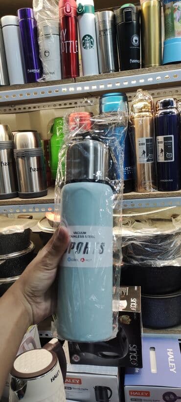 термос для чая 0 5 л: Термос для горячей и холодной воды Тепло держит до 8 часов Объем 800 — 2