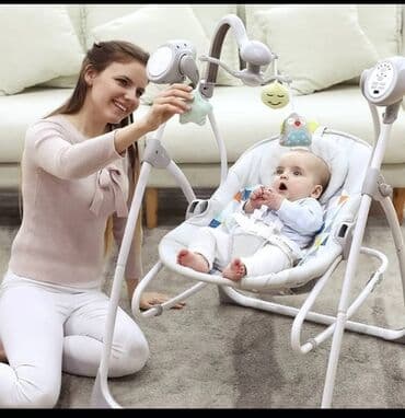 стол трансформер 2 в 1: Люлька, Жаңы, Бешик, Термелүүчү, түсү - Ак, Өзү алып кетүү, Акылуу жеткирүү — 2