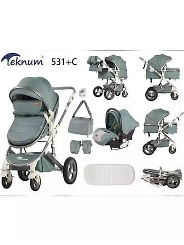 Детский транспорт: Коляска, Б/у — 1