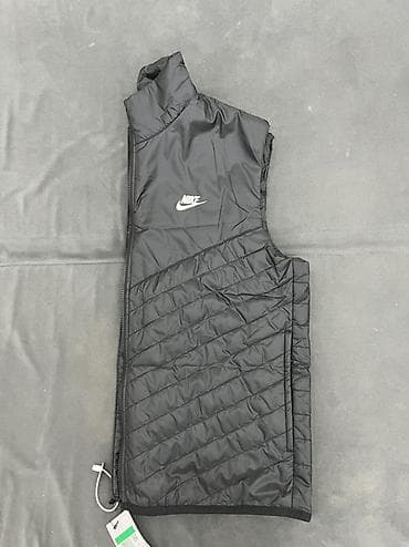 молнии: Жилет Nike Therma-FIT, мужской, размер XL. Оригинал 💯 - Цвет: черный - — 5