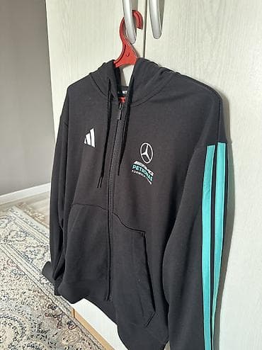 tech fleec: Мужская толстовка, S, M, Adidas, Новый, цвет - Черный, Самовывоз, Бесплатная доставка — 6